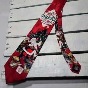 Tabasco Christmas tie.